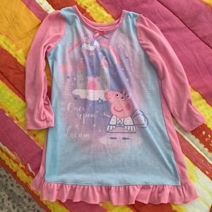 Peppa Pig 4T long sleeve nightgown